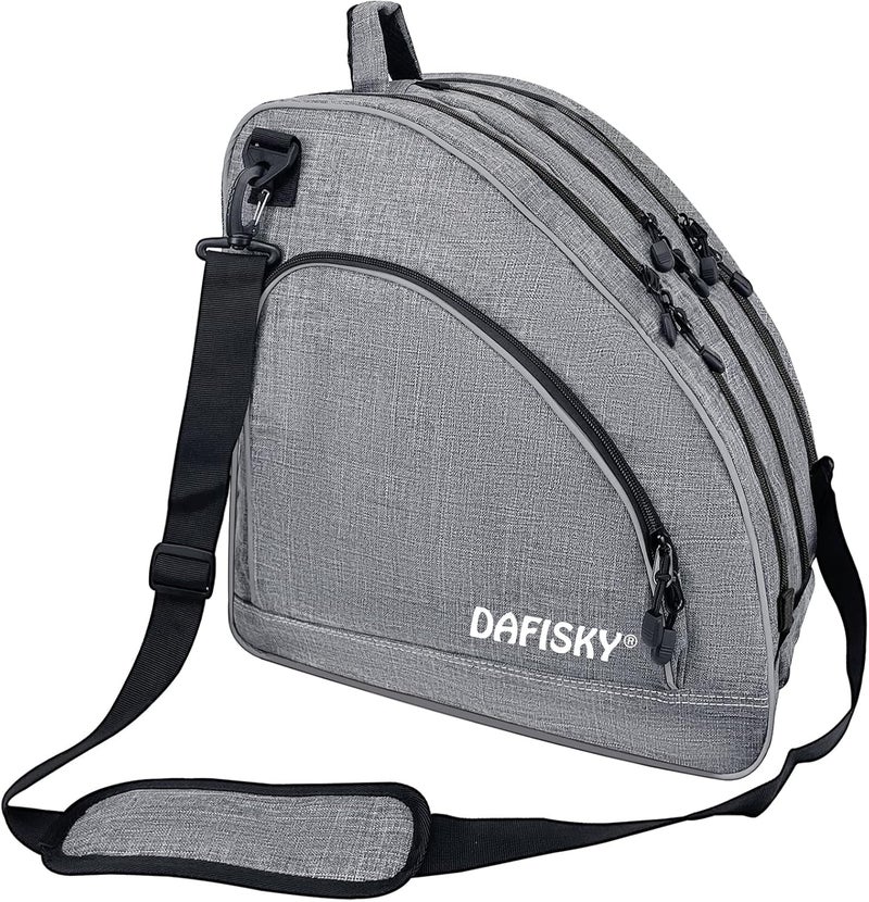 DAFISKY Roller Skate Bag - Ice Skate Bag Fits Inline Skates Quad Skates Rollerblades Figure Skates for Women Men Youth - Image 1